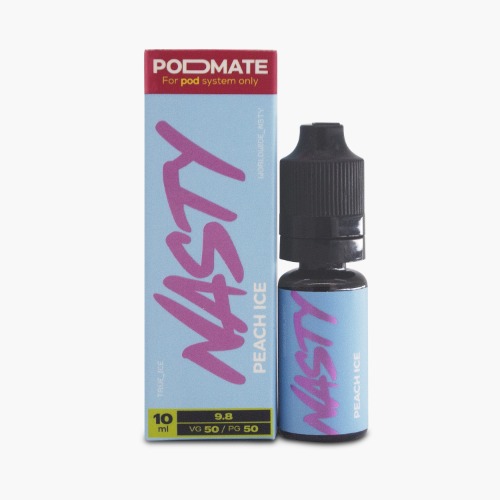[Nasty] 파드메이트 피치 아이스 10ML 입호흡 9.8MG - 스모크밤 - 전자담배 액상 사이트